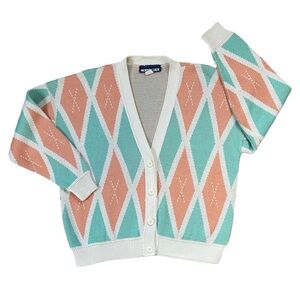 Vintage 80s Morningside Argyle Cardigan